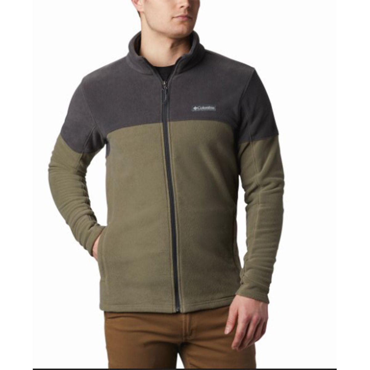 COLUMBIA - Polar Hombre Basin Trail Full Zip Verde COLUMBIA