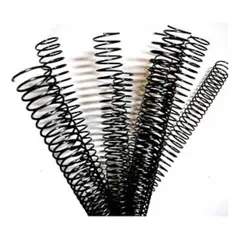 GENERICO - Espiral Plastico De Encuadernar N° 8 100 Unidades