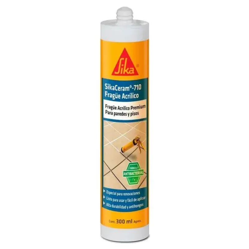 GENERICO - Frague acrilico blanco 300ml Sikaceram 710