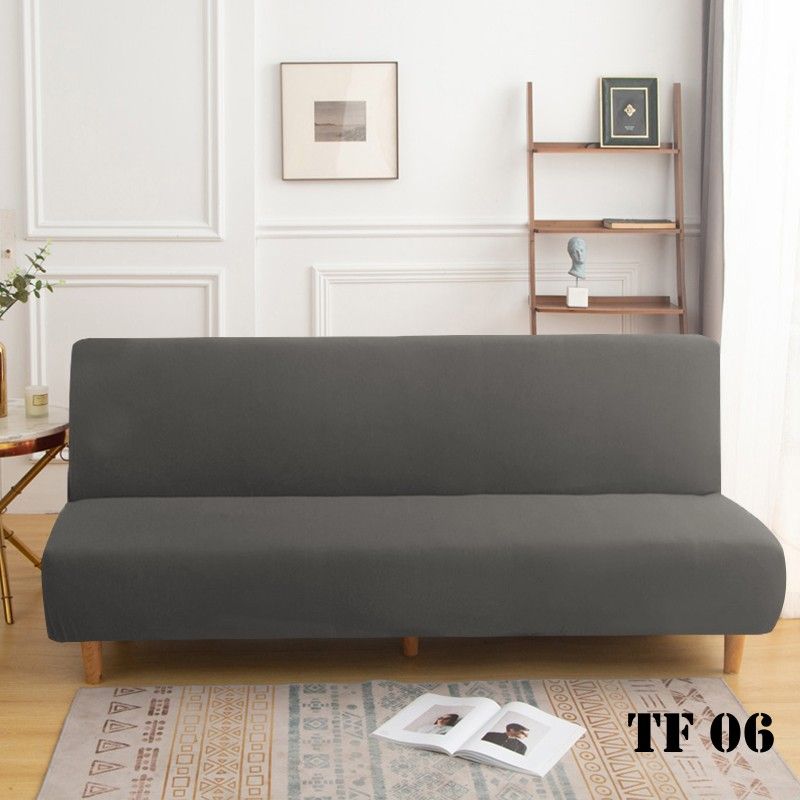 ANGELES DEL HOGAR - Funda Protectora Lisa Sofa Futon Elastica 150 cm x 200 cm TF06