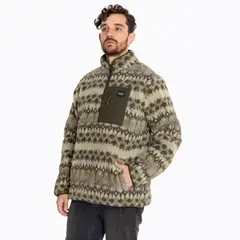 MERRELL - Polar Hombre Sherpa Quarter Print Crema