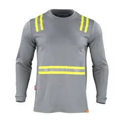 T-WORLD - Polera Hibrida Dual Manga Larga Hombre