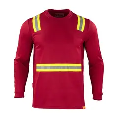 T-WORLD - Polera Hibrida Dual Manga Larga Hombre
