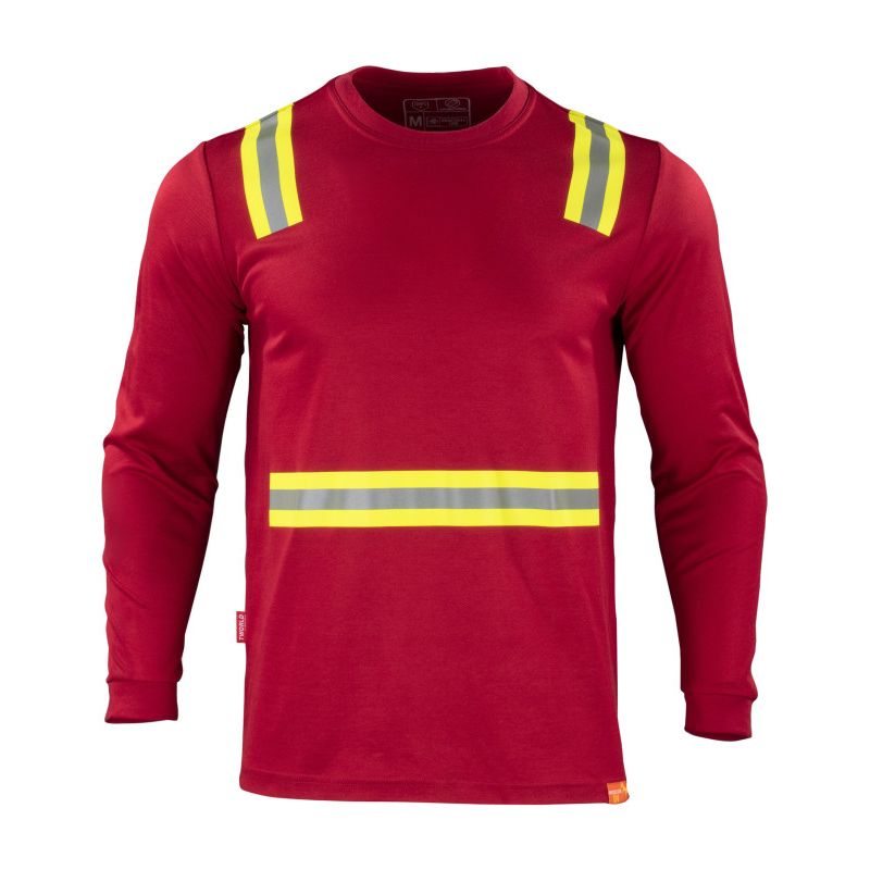 T-WORLD - Polera Hibrida Dual Manga Larga Hombre