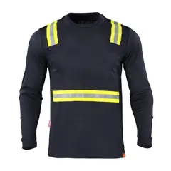 T-WORLD - Polera Hibrida Dual Manga Larga Hombre