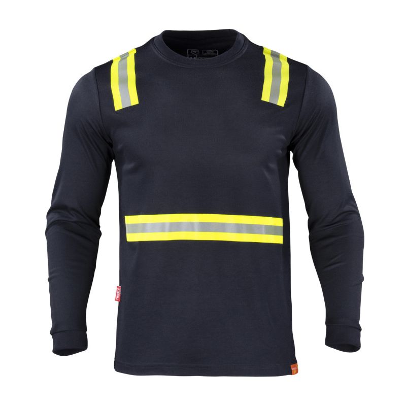 T-WORLD - Polera Hibrida Dual Manga Larga Hombre