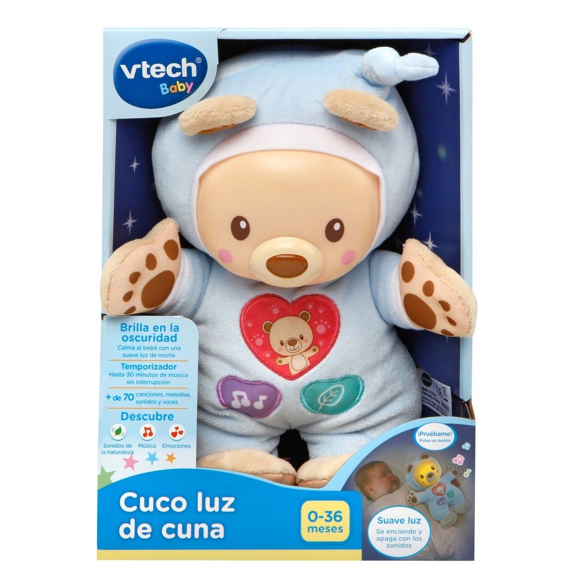 VTECH - Cuco luz de cuna VTECH para bebé melodías relajantes