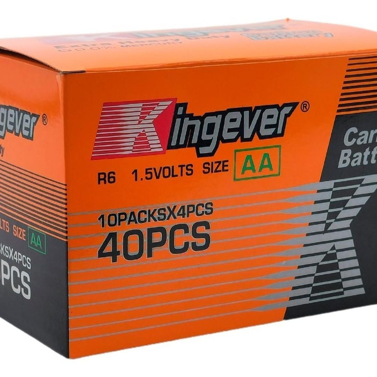 GENERICO - Pack Pilas Doble Aa Kingever 40 Unidades