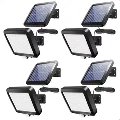 GENERICO - Pack X4 Foco Led Focos Exteriores Foco Led Solar 250 Watts