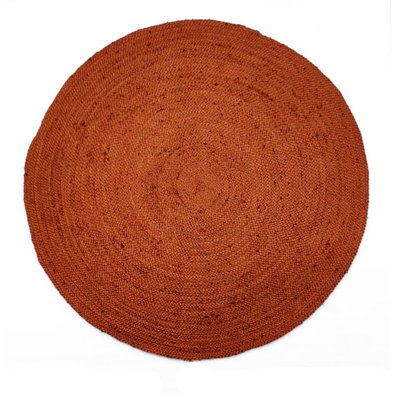 Alfombra Yute Red. Maui 150X150 Naranjo