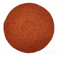 Alfombra Yute Red. Maui 150X150 Naranjo