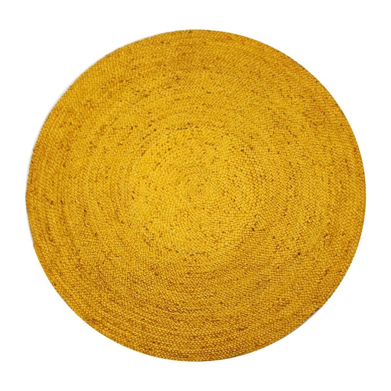 DIB - Alfombra Yute Red Maui 150X150 Mostaza