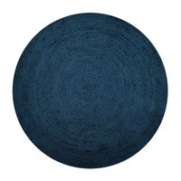 Alfombra Yute Red. Maui 150X150 Azul