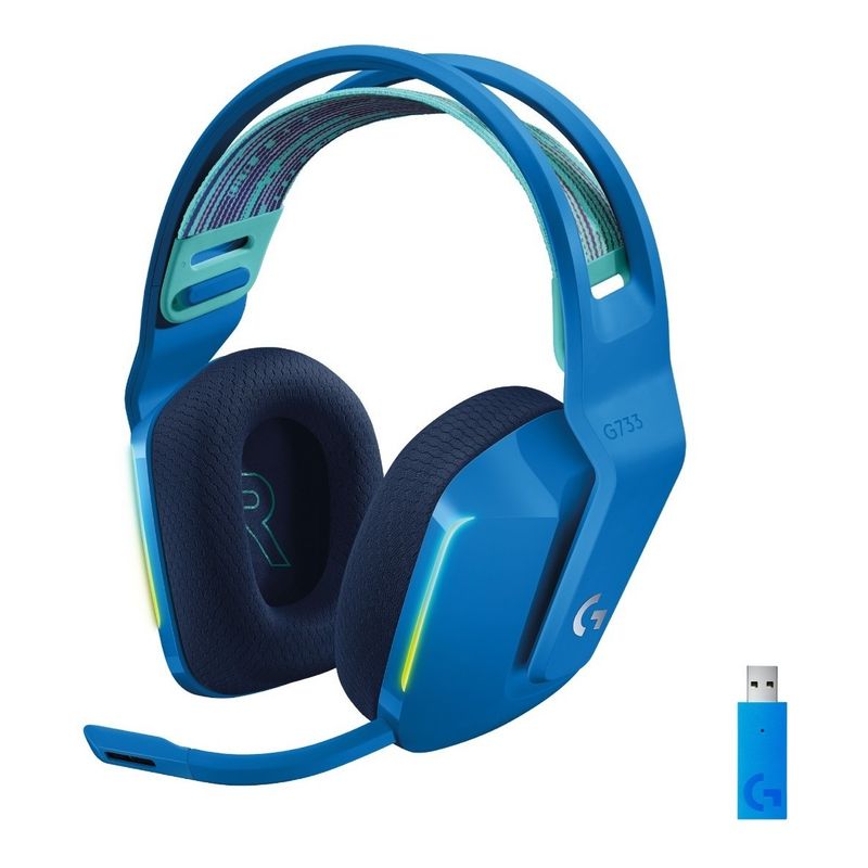 LOGITECH - AUDIFONO LOGITECH G733 AZUL RGB INALAMBRICO 981-000942