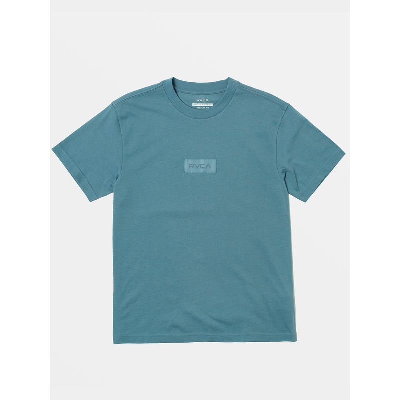 RVCA - Polera Manga Larga Hombre Big Label Celeste RVCA