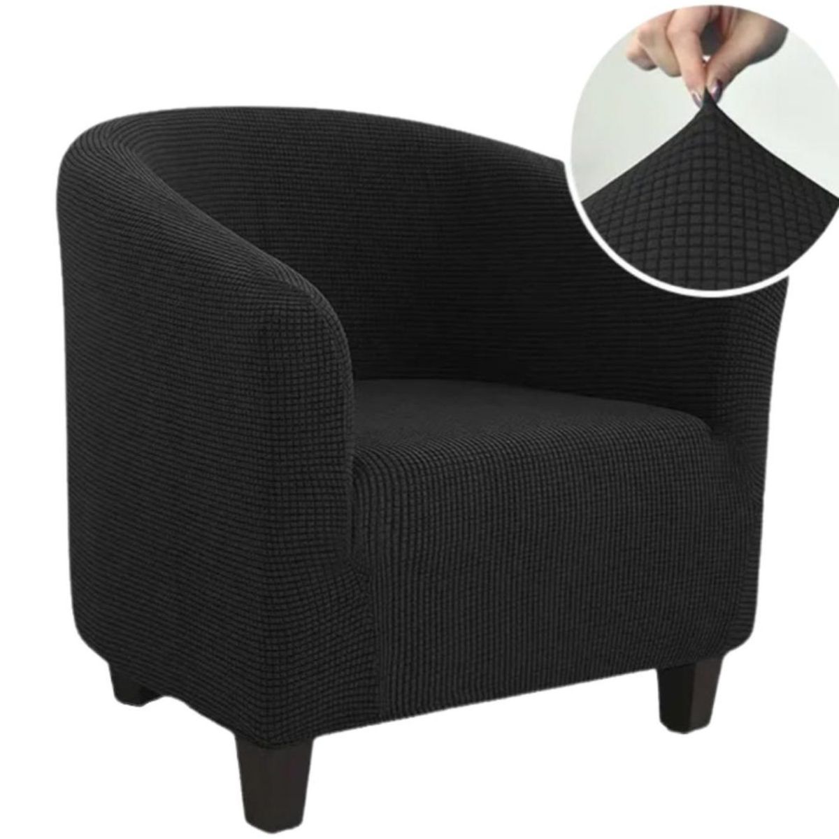 GENERICO - Funda Poltrona Sofa Texturizada Ajustable 8n4