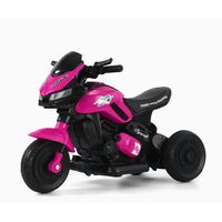 Moto cochecito moto de juguete para niños Rosa roja