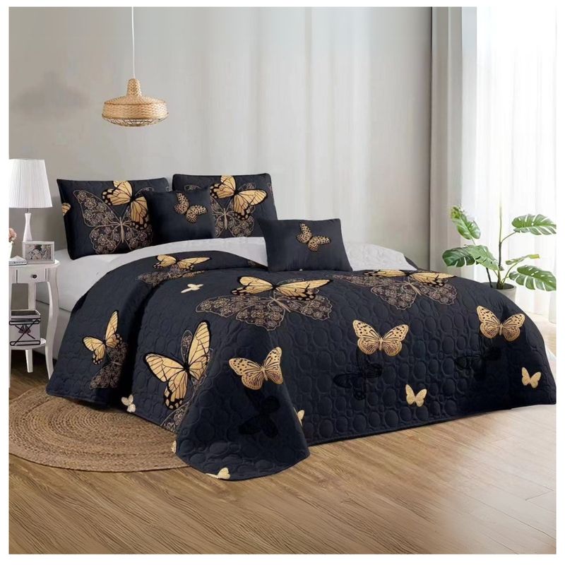 GENERICO - Cubrecama Verano Estampados Quilt Plaza y Media 230x180cm