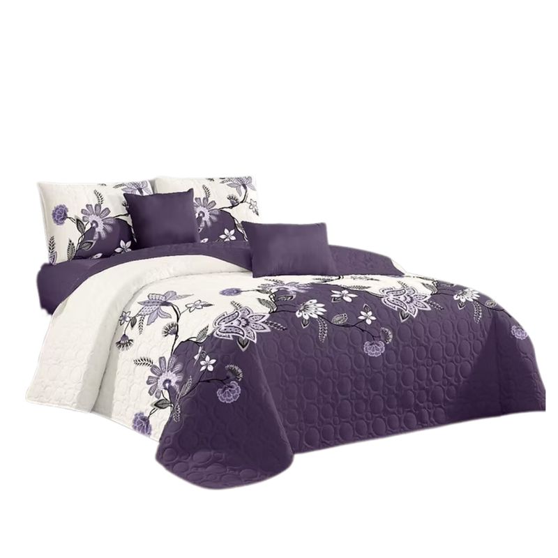 GENERICO - Cubrecama Verano Estampados Quilt Plaza y Media 230x180cm