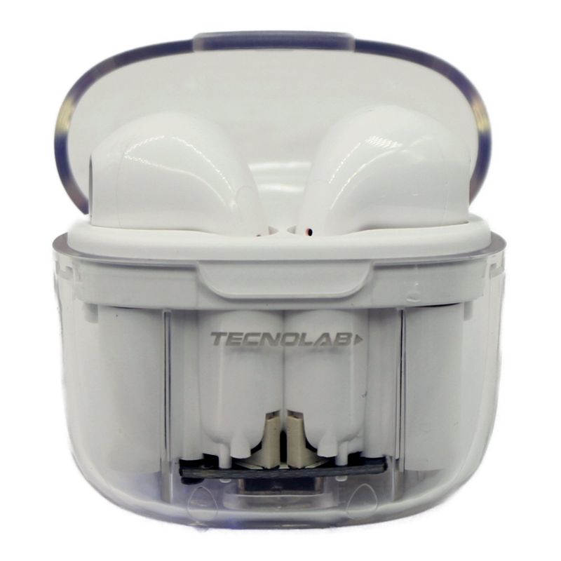 TECNOLAB - Audífonos Blanco Inalámbricos Bluetooth TWS - SC