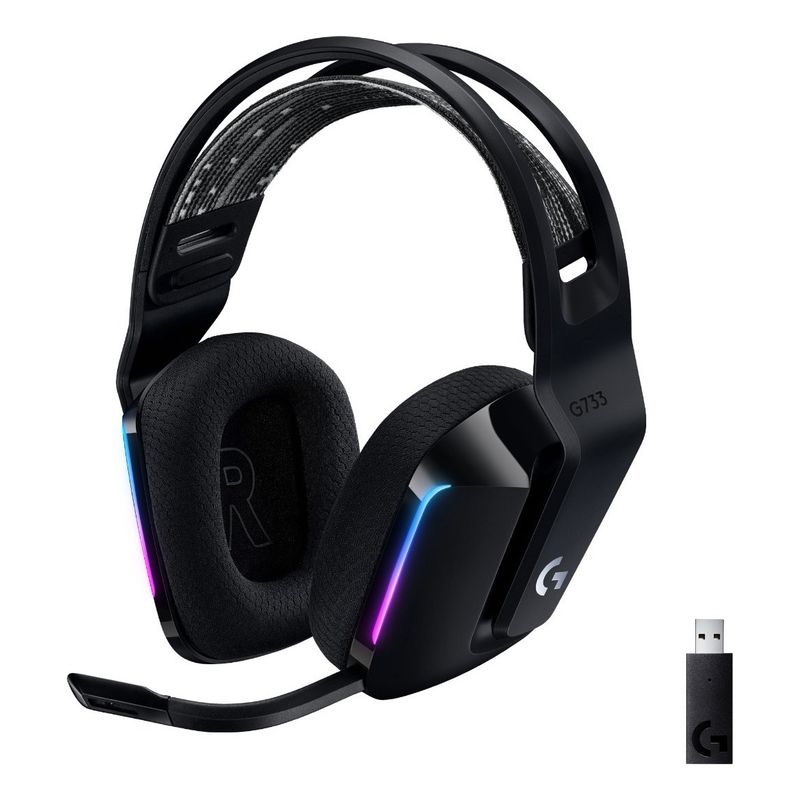 LOGITECH - AUDIFONO LOGITECH G733 NEGRO RGB INALAMBRICO 981-000863