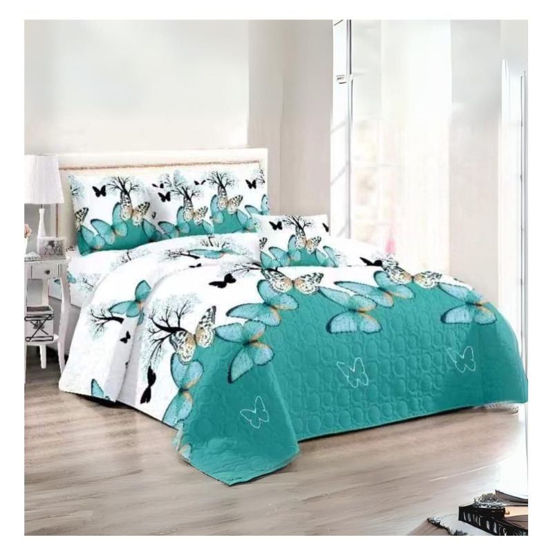 GENERICO - Cubrecama Verano Quilt 1.5 Plaza y Media Infantil 230X180cm