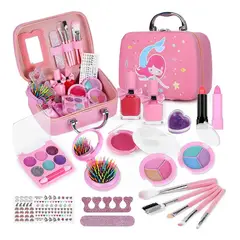 U BUY - Kit De Maquillaje Para Niñas Juguete Cosméticos No Tóxicos