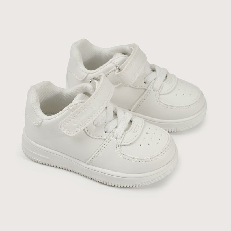 OPALINE - Zapatilla urbana Unisex bebé Blanco 39712 Opaline