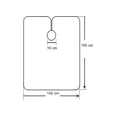 Imagen 2 del producto Capa Barberia Profesional Wmark Modelo Jaguar Peluqueria