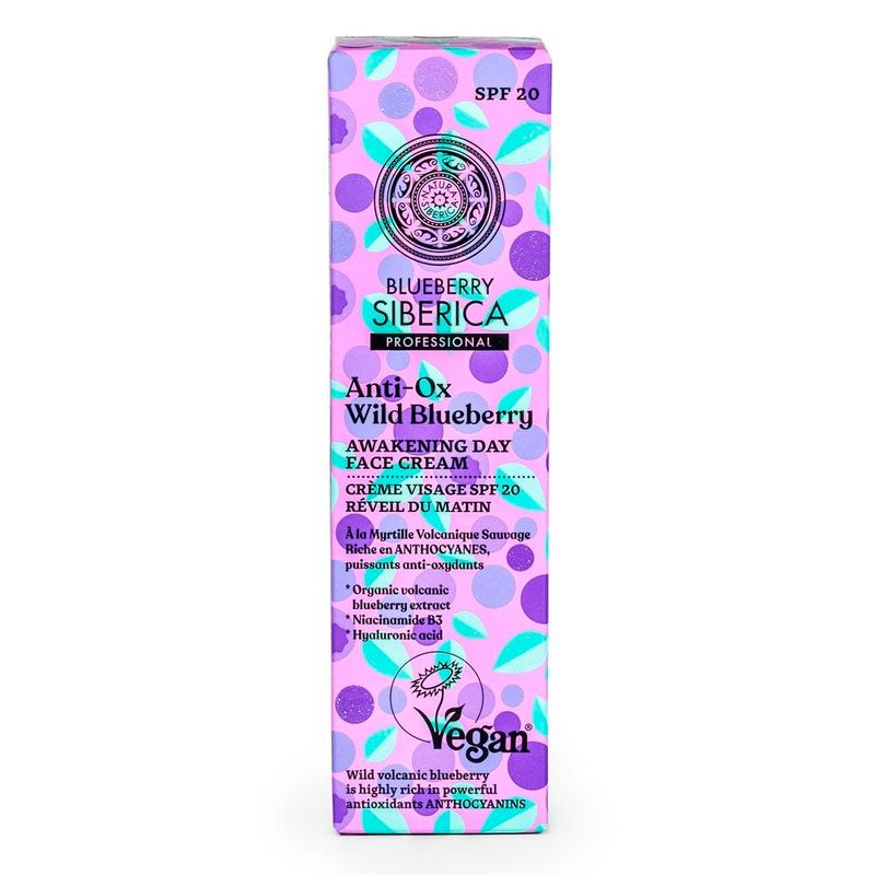 NATURA SIBERICA - Crema facial de Día Anti-OX Wild Blueberry 50 ml