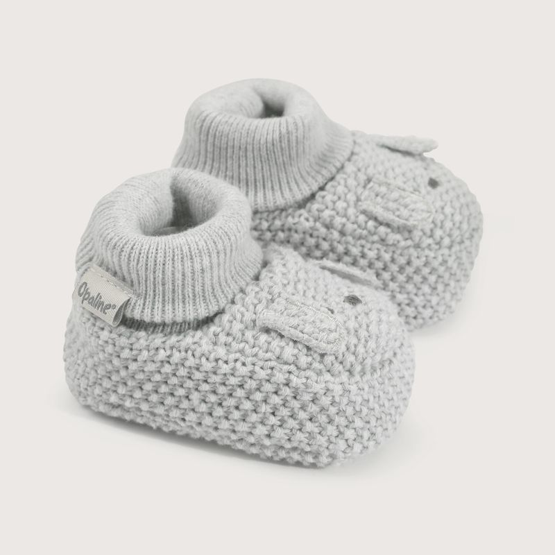OPALINE - Pantufla Bebé niño Gris 39739 Opaline