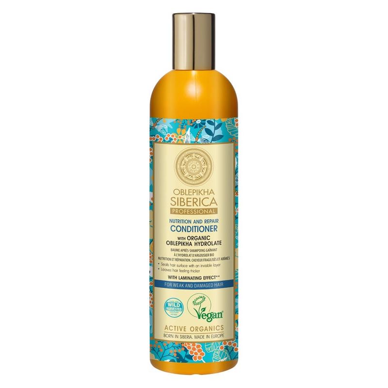 NATURA SIBERICA - Acondicionador Cabello Débil y Dañado Organic Oblepikha400ml