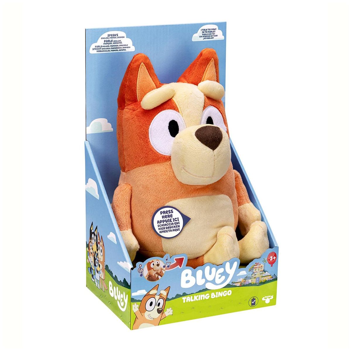 IMEXPORTA - Peluche Parlante Talking Bingo - Bluey