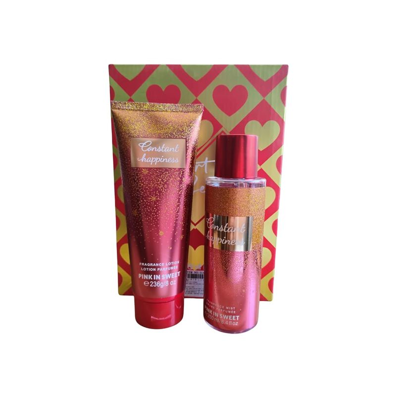 GENERICO - set de perfume mas loción corporal constant happines