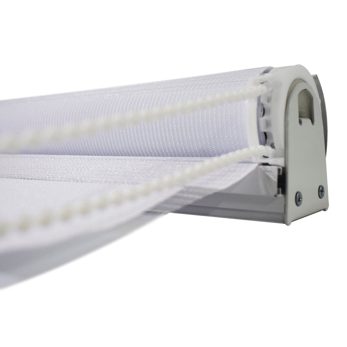 TODODESCUENTO - Cortina Roller Zebra Blackout 120x120cm - Blanco