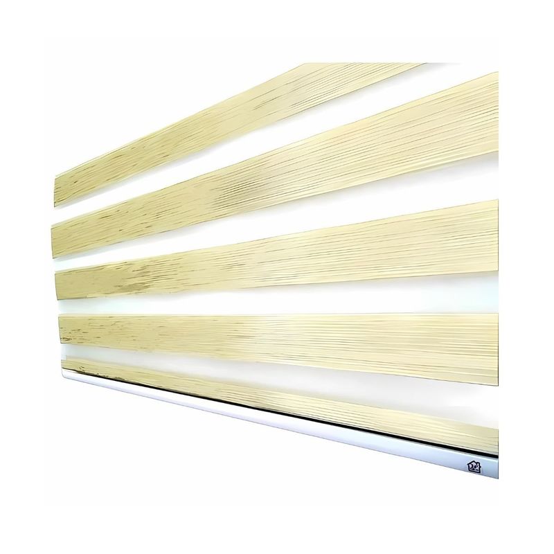 TODODESCUENTO - Cortina Roller Zebra 200x240cm Dorado, Dorada