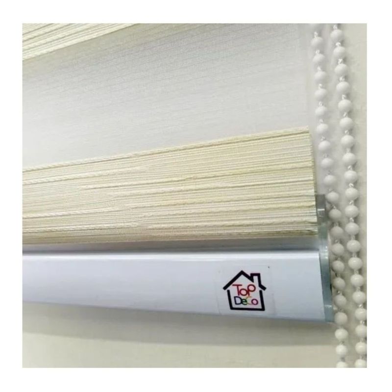 TODODESCUENTO - Cortina Roller Zebra 120x240cm Color Dorado, Dorada