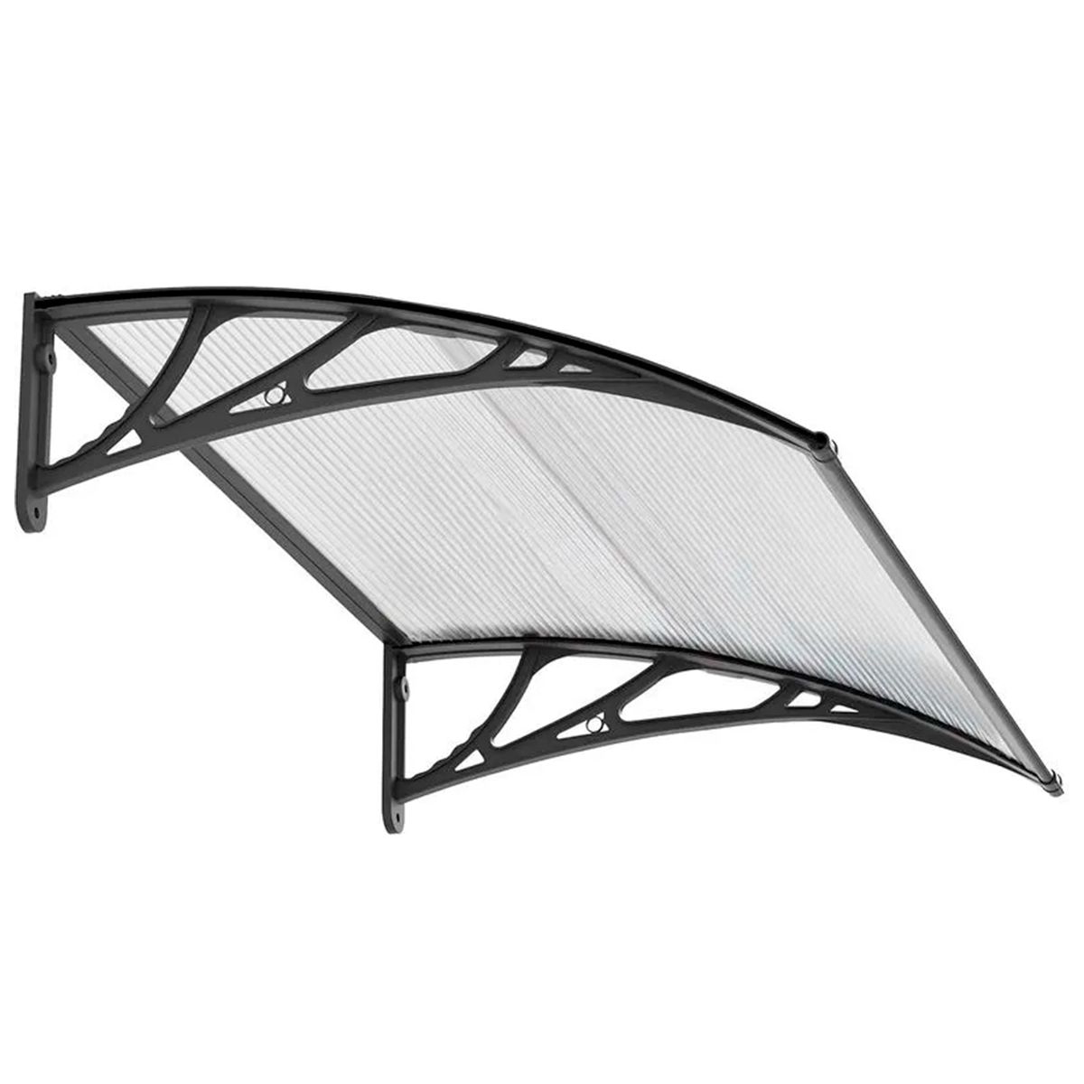 Alero listo 0.80x1.50mt transparente base negra Bighouse, marca GENERICO - Foto Principal