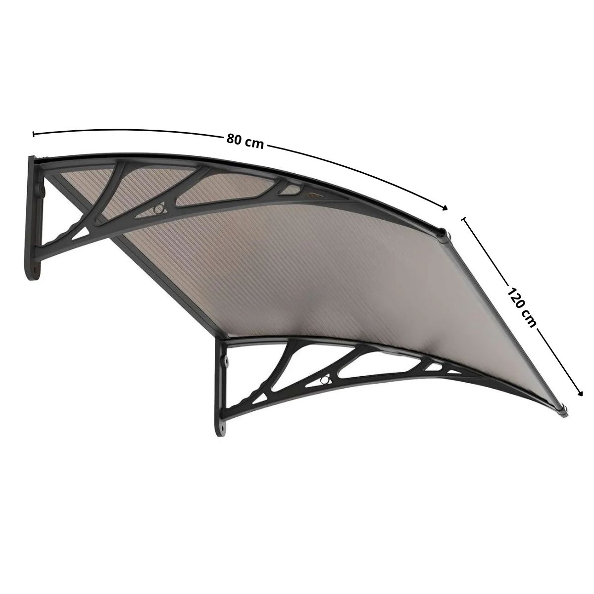 GENERICO - Alero listo 0.80x1.20mt curvo bronce Bighouse