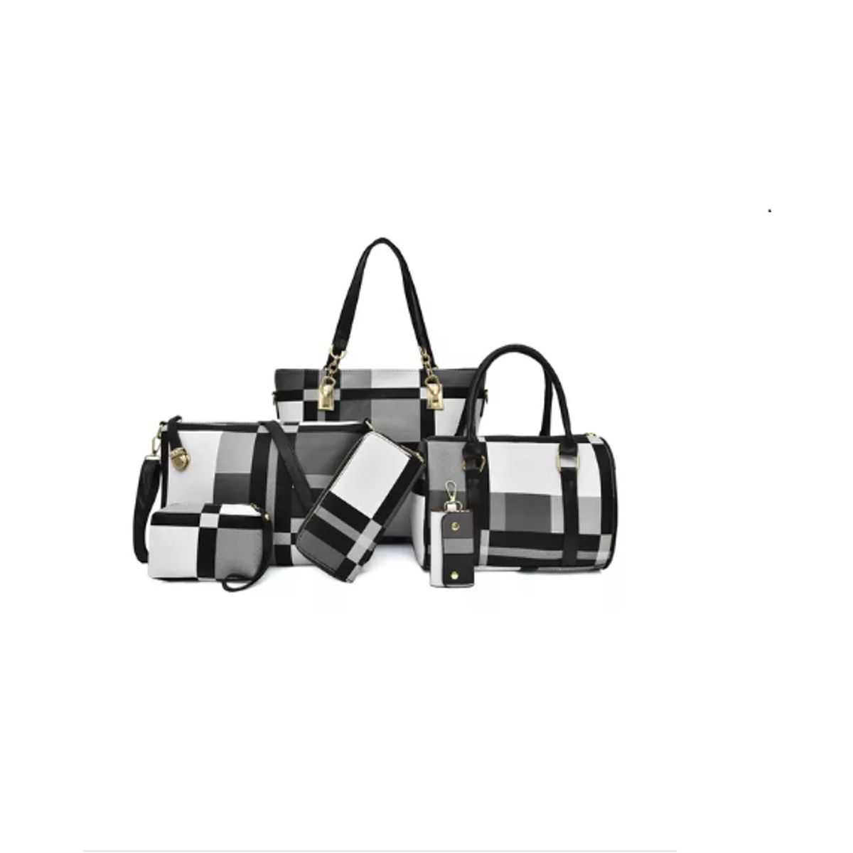 GENERICO - Set 6 Bolsas Mujer Crossbody Cuero Sintetico