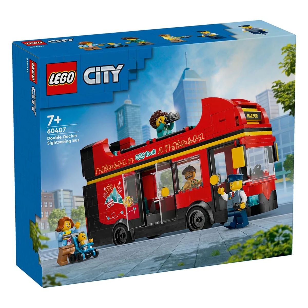 LEGO - Lego City Autobús Turístico Rojo De Dos Pisos (60407)