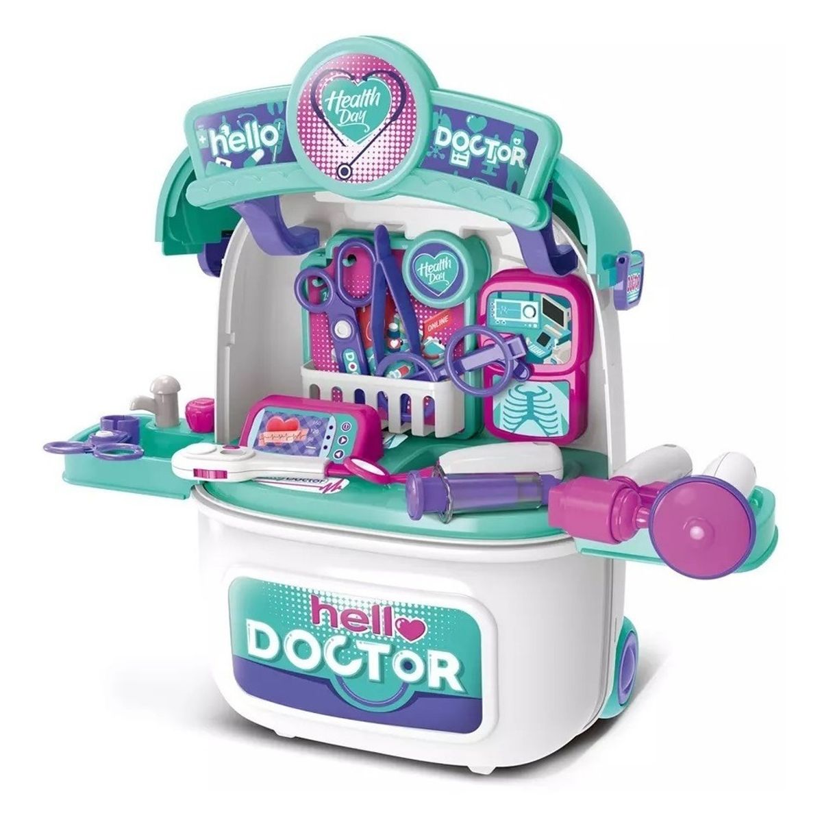 GENERICO - Maleta Set Juego Consultorio Medico, Juego De Rol, Niños
