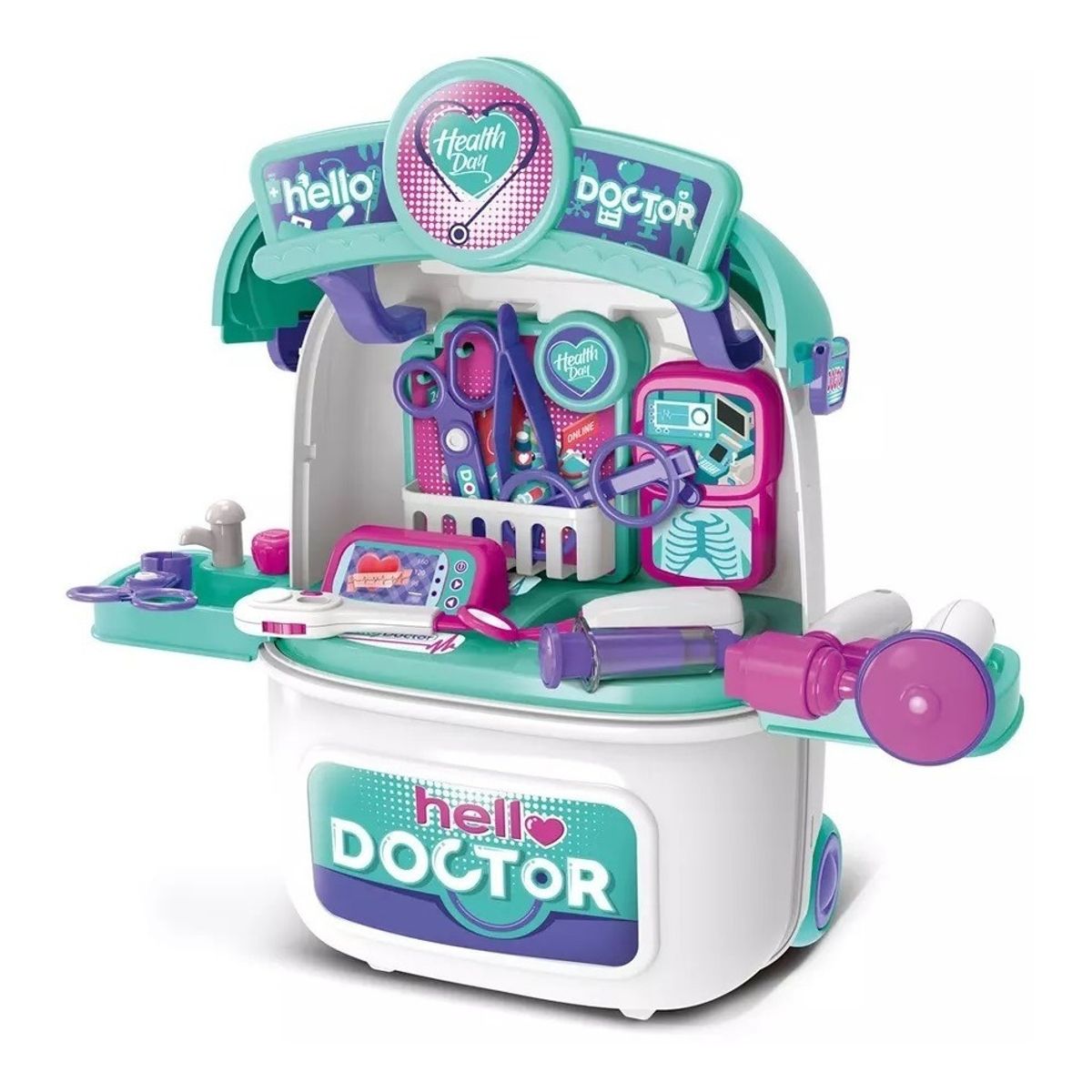 GENERICO - Maleta Set Juego Consultorio Medico, Juego De Rol, Niños