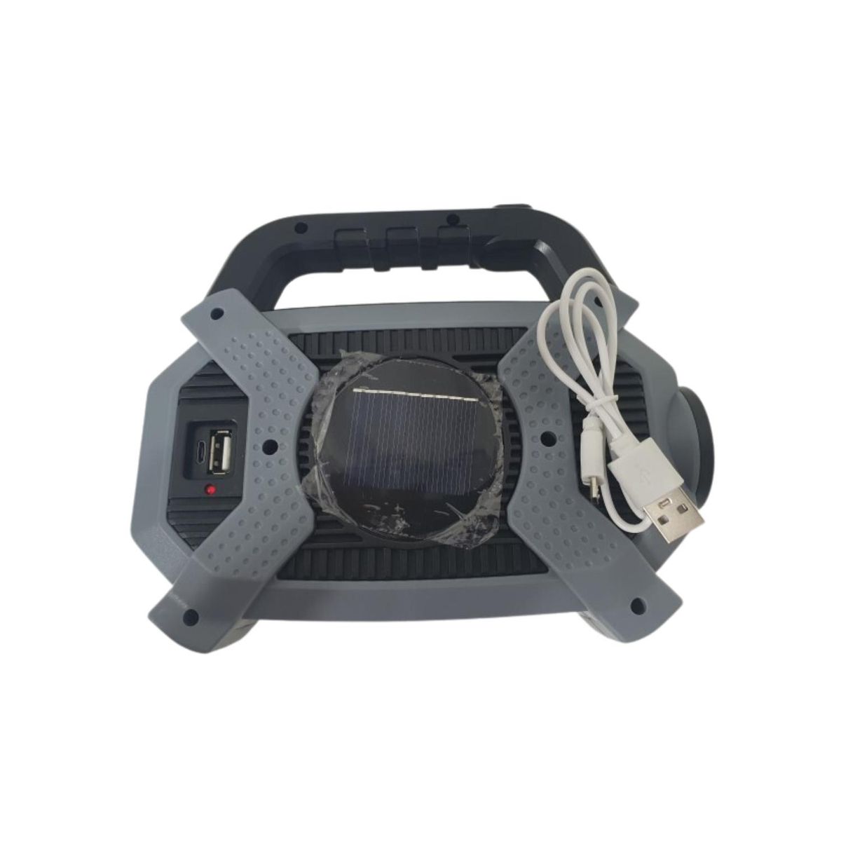 IMPORTCLICK - Linterna Luz Solar Exteriores Camping 20 Watt Negro