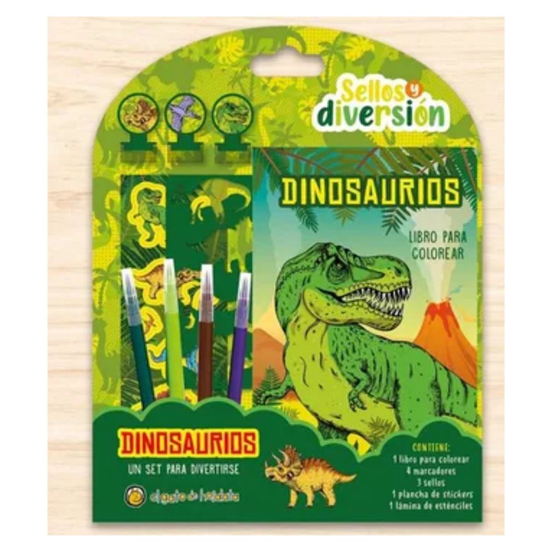 EL GATO DE HOJALATA - Dinosaurios - Sellos y diversión
