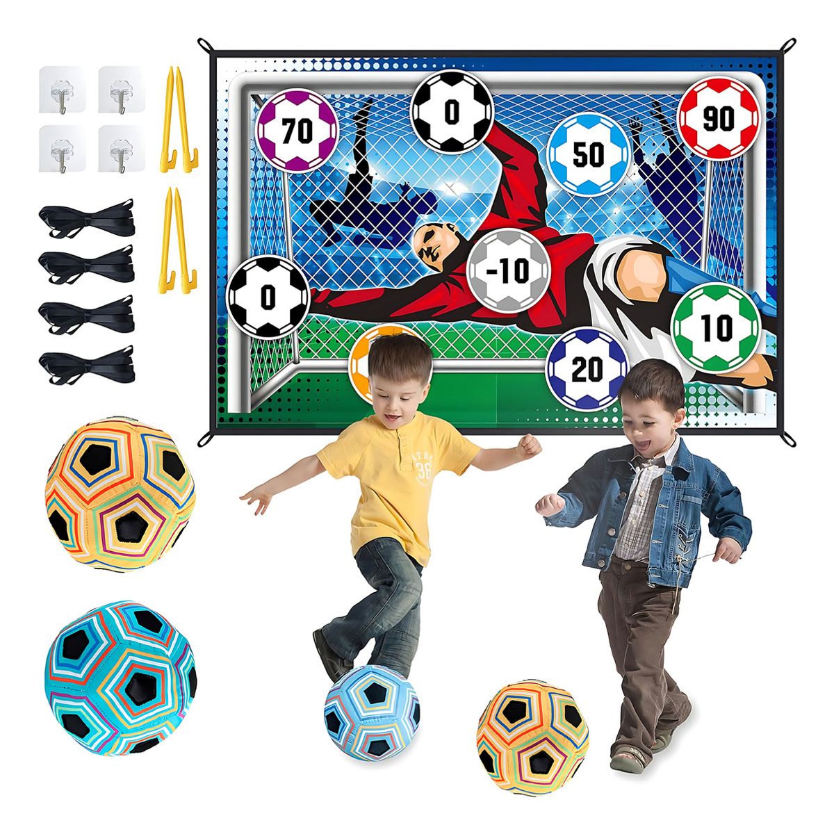 GENERICO - Juego De Alfombras De Fútbol Adecuado Para Niños Y Familias
