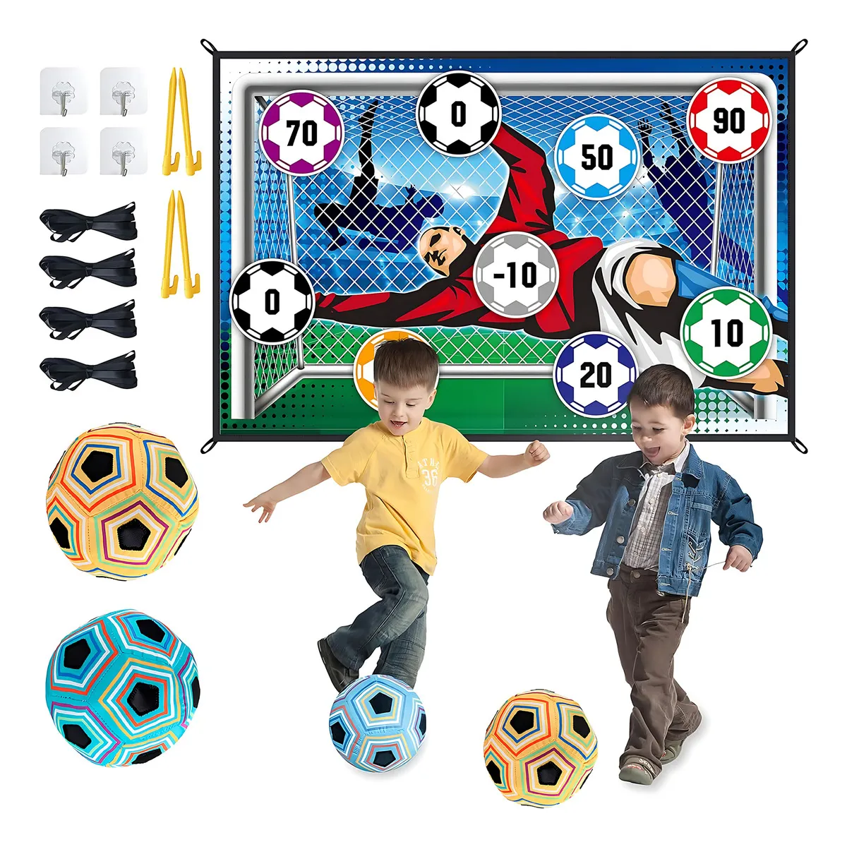 GENERICO - Juego De Alfombras De Fútbol Adecuado Para Niños Y Familias