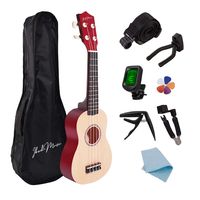 Ukelele Soprano Concierto 21 Pulgadas + Accesorios