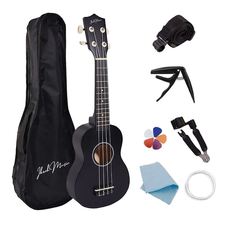 Ukelele Soprano Concierto 21 Pulgadas + Accesorios