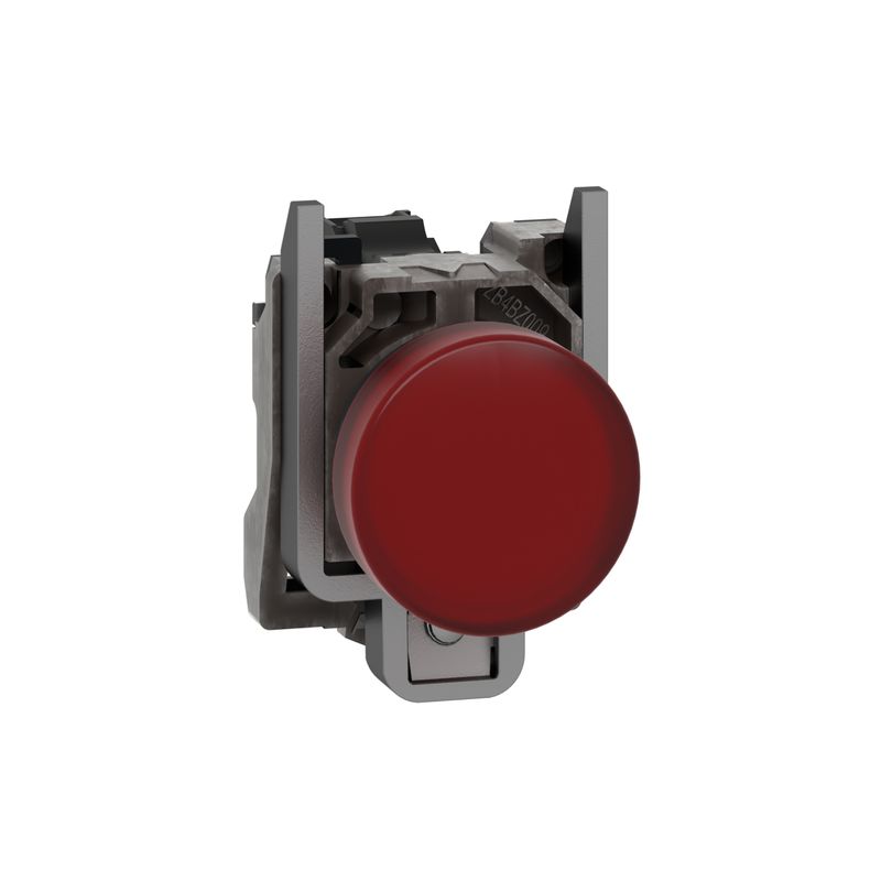 SCHNEIDER ELECTRIC - Luz piloto XB4 22mm Metálico Rasante Rojo 230-240V Schneider